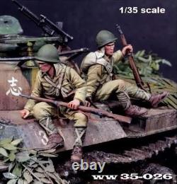 1/35 Wwii Japanese Imperial Army Tank Rider Set A Seated Rider Res Plastic Model