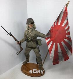 1/6 Bbi Custom Imperial Japanese Navy Marine Arisaka & Flag+stand Ww2 Dragon DID