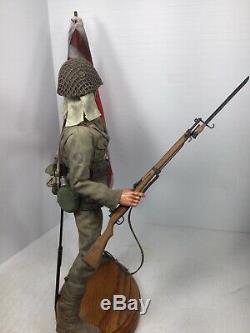 1/6 Bbi Custom Imperial Japanese Navy Marine Arisaka & Flag+stand Ww2 Dragon DID