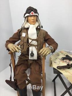 1/6 Bbi Imperial Japanese Navy Zero Fighter Pilot Chair&table Dragon DID Ww2 Rc