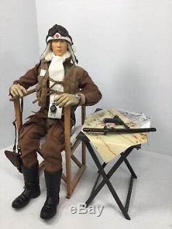 1/6 Bbi Imperial Japanese Navy Zero Fighter Pilot Chair&table Dragon DID Ww2 Rc
