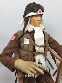 1/6 Bbi Imperial Japanese Navy Zero Fighter Pilot Chair&table Dragon DID Ww2 Rc