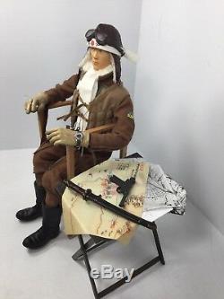 1/6 Bbi Imperial Japanese Navy Zero Fighter Pilot Chair&table Dragon DID Ww2 Rc