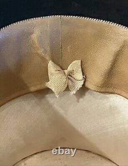 1935 Imperial Japanese Army Silk Top Hat with Case WWII Emperor Visit Souvenir