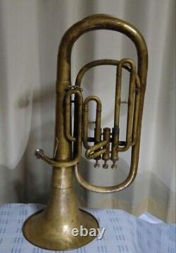 1941-1945 WWII Imperial Japanese Navy & Army Band Euphonium OGURA Antique TOKYO