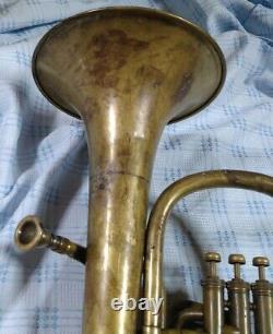 1941-1945 WWII Imperial Japanese Navy & Army Band Euphonium OGURA Antique TOKYO