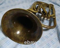 1941-1945 WWII Imperial Japanese Navy & Army Band Euphonium OGURA Antique TOKYO