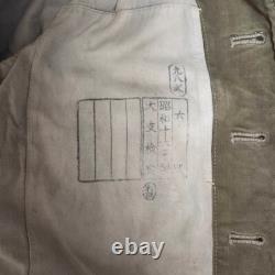 1941 Vintage Imperial Japanese Army National uniform Jacket WW2 Original Wool