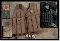 1943 WW2 Japanese Imperial Pilot Vest Lifejacket Kamikaze withName, painted f l a+