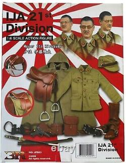 3R Imperial Japanese Army 21st Division Major Ito Hirobumi&Saddle 1/6 Figure NEW