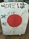Antique Ww2 Imperial Japanese Inscribed Good Luck Silk Flag/banner 41x29