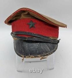 Antique Imperial Japanese Army WW2 Military Cap World War II Set of 2 Hats