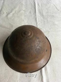 Antique Imperial Japanese Army WW2 World War II Kids Iron Helmet Diameter 8.6in