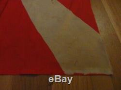Antique Japanese Army Captain's Flag pre-WW2 Imperial Japan High Command Photo