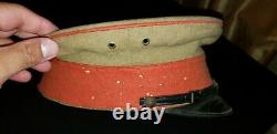 Antique Japanese World War 2 WW2 Imperial Japan Army Officer Hat Cap collectible