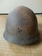 Antique Ww2 Imperial Japanese Combat War Helmet Hat Officer 90 Type Iron Withstar