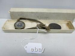 Antique Wwii Imperial Japanese Wrist Compass & Chinese Memento Silver Dollar