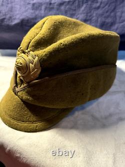 Authentic WW2 Japanese Imperial Army High Officer Hat Cap