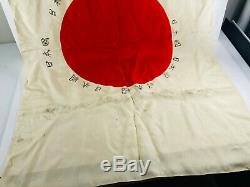 Authentic WW2 Japanese Silk World War Two Imperial Flag Japan NICE