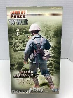 Bbi Elite Force Wwii 1/6 Scale Imperial Japanese Navy Yamamoto Ichiro Figure Nib