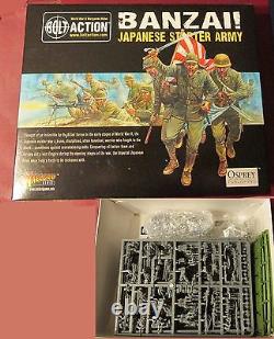 Bolt Action WGB-START-08 WWII Banzai! Imperial Japanese Starter Army Warlord NIB