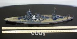 Built 1/700 Water Line Wwii Imperial Japanese Battleship Hyuga