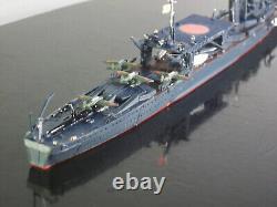 Built 1/700 Water Line Wwii Imperial Japanese Navy Seaplane Carrier Chiyoda