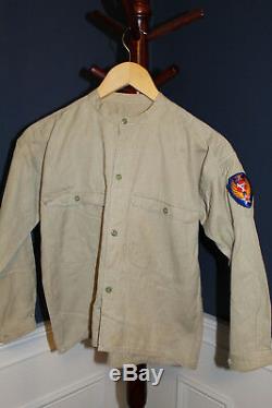 Captured WW2 Imperial Japanese Army Uniform Shirt withU. S. AAF 9th Airborne Patch