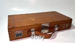 Crystal Set Wood Storage Box WWII Japanese Imperial Army Model 94 Mark 32 4 5 6