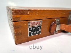 Crystal Set Wood Storage Box WWII Japanese Imperial Army Model 94 Mark 32 4 5 6