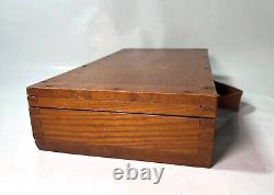 Crystal Set Wood Storage Box WWII Japanese Imperial Army Model 94 Mark 32 4 5 6