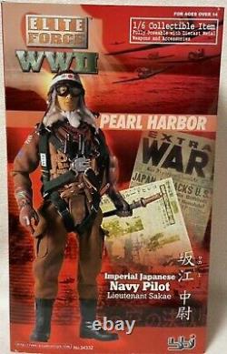 ELITE FORCE WWII Pearl Harbor Imperial Japanese Navy Pilot Lt. Sakae Figure