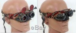 Exceedingly Rare WW II Imperial Japanese Navy Kamikaze Pilot Flip Down Goggles