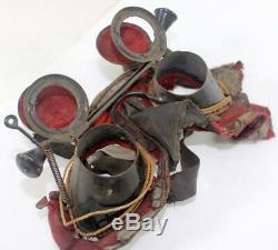 Exceedingly Rare WW II Imperial Japanese Navy Kamikaze Pilot Flip Down Goggles