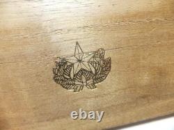 Former Japanese Army Imperial Guard Cap Badge with box original! WW? Military