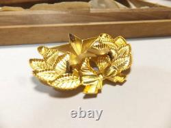 Former Japanese Army Imperial Guard Cap Badge with box original! WW? Military