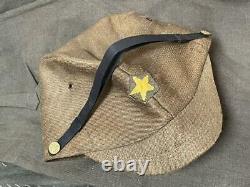 Former Japanese Army Original Cap WW1 WW2 IJA IJN imperial Military Antique