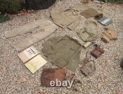 Former Japanese Army Uniform Jacket Pants Cap etc. Set WW2 Imperial Military #43
