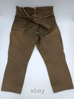 Former Japanese Army Uniform Jacket Pants Set WW2 Imperial Military Navy #02