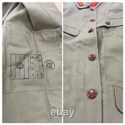 Former Japanese Army Uniform Jacket Pants Set WW2 Imperial Navy Military #14