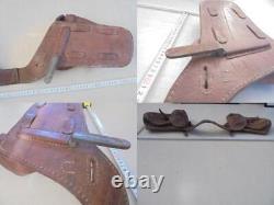 Former Japanese Army War Horse Leather saddle bag WW? Imperial IJA IJN RARE