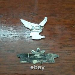 Former Japanese Navy ARAWASHI TROOPS Badge WW? Imperial army antique hayabusa