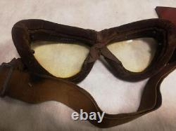 Former Japanese Navy Flight goggles Original! WW? Imperial army military IJA IJN