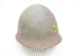 Former Japanese Navy Iron Type 90 helmet Original! WW? Imperial navy military