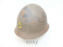 Former Japanese Navy Iron Type 90 helmet Original! WW? Imperial navy military
