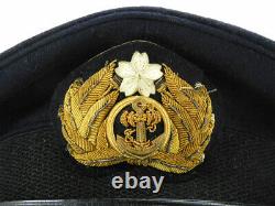 Former Japanese Navy Japanese Navy Lieutenant Hat Genuine WW? Imperial army