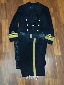 Former Japanese Navy original Rear admiral Court Uniform WW2 WW1 military IJN