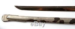 Genuine WW2 Imperial Japanese Officer's Kyu Gunto Sword Dagger WithMetal Scabbard