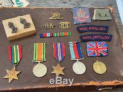 Huge WW2 Pacific Star Japanese POW Royal Artillery Group To Gnr Roy May Taihoku