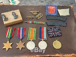 Huge WW2 Pacific Star Japanese POW Royal Artillery Group To Gnr Roy May Taihoku